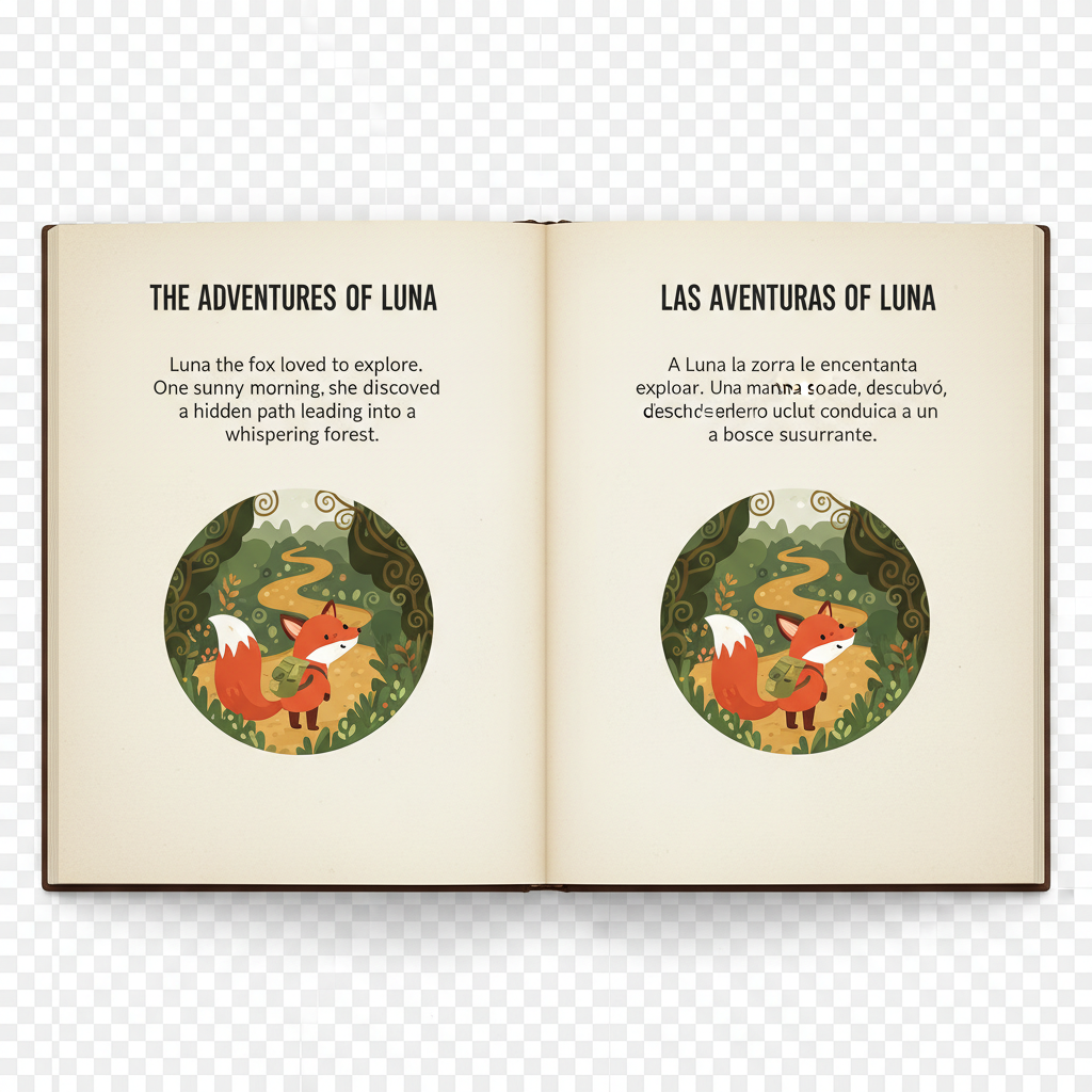 英語からスペイン語に翻訳された文書ページ（レイアウト保持）
